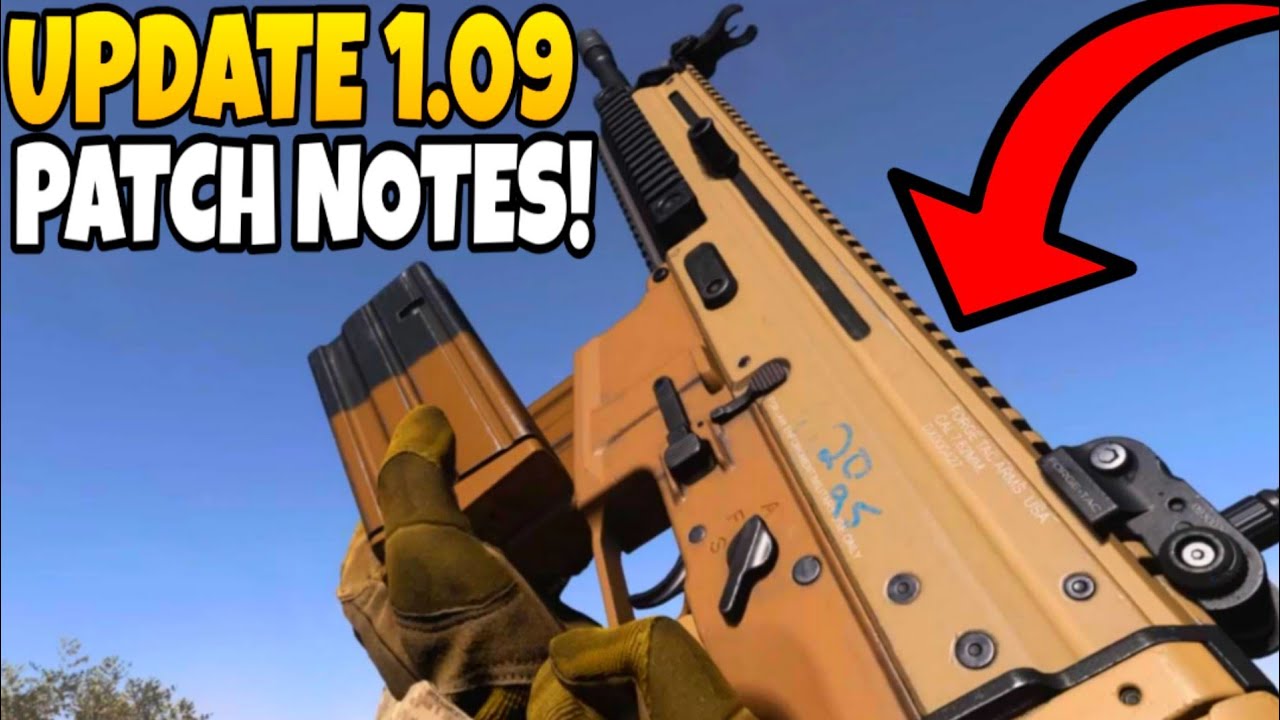 UPDATE 1.09 BREAKDOWN | SCAR17 Nerfed, FOOTSTEPS Nerf! & More! | Modern Warfare