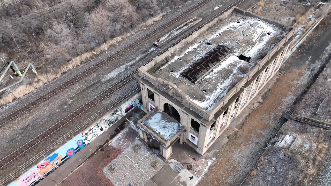 Abandoned Gary Union Station: 2023 Archive [Drone View]