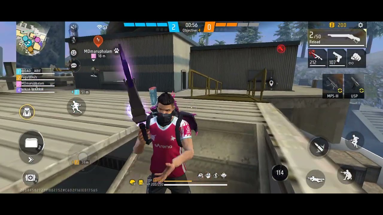 Free fire hard game play #freefire #freefireshorts 
