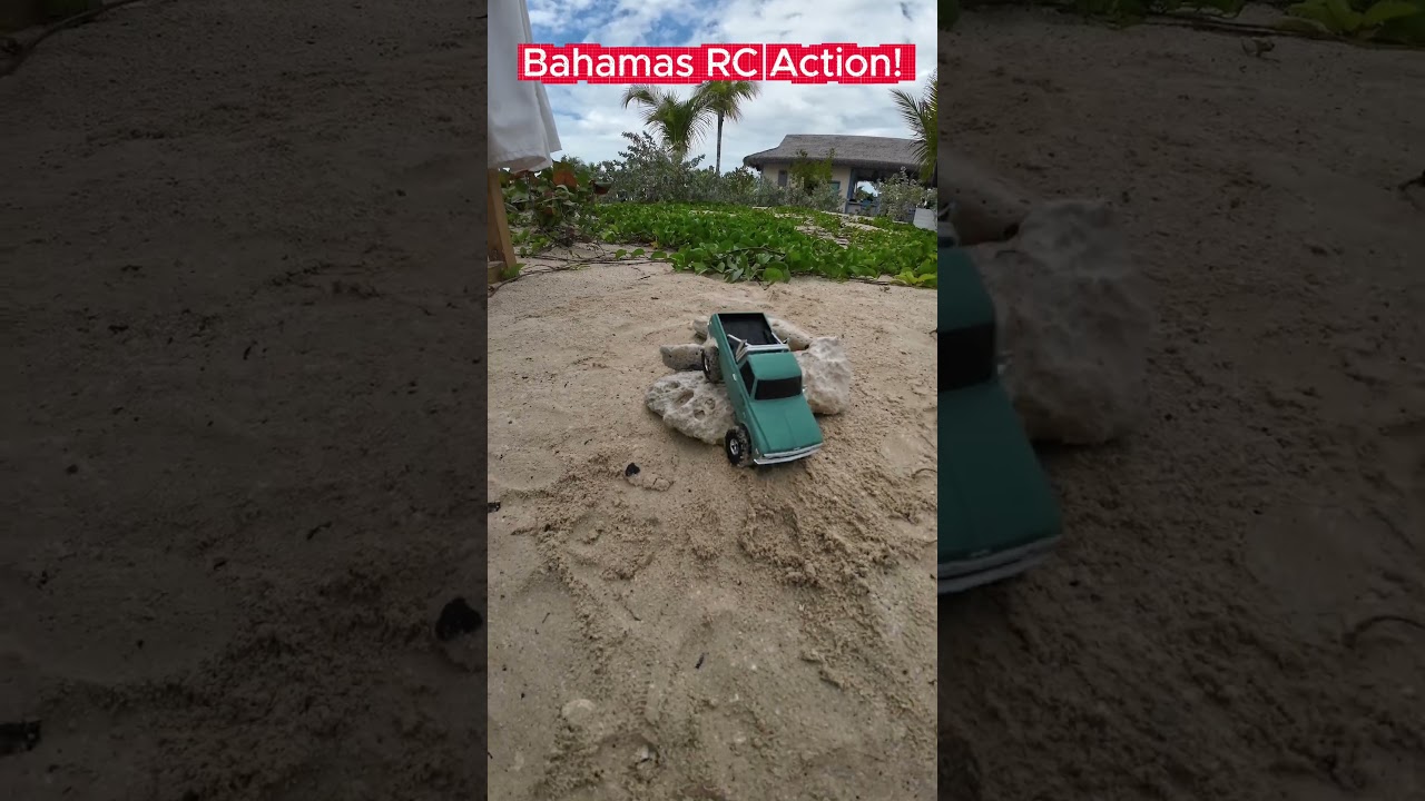 Bahamas RC Action! Took the Axial SCX30 on Vacation!  #rc #axial #scx30 #beach