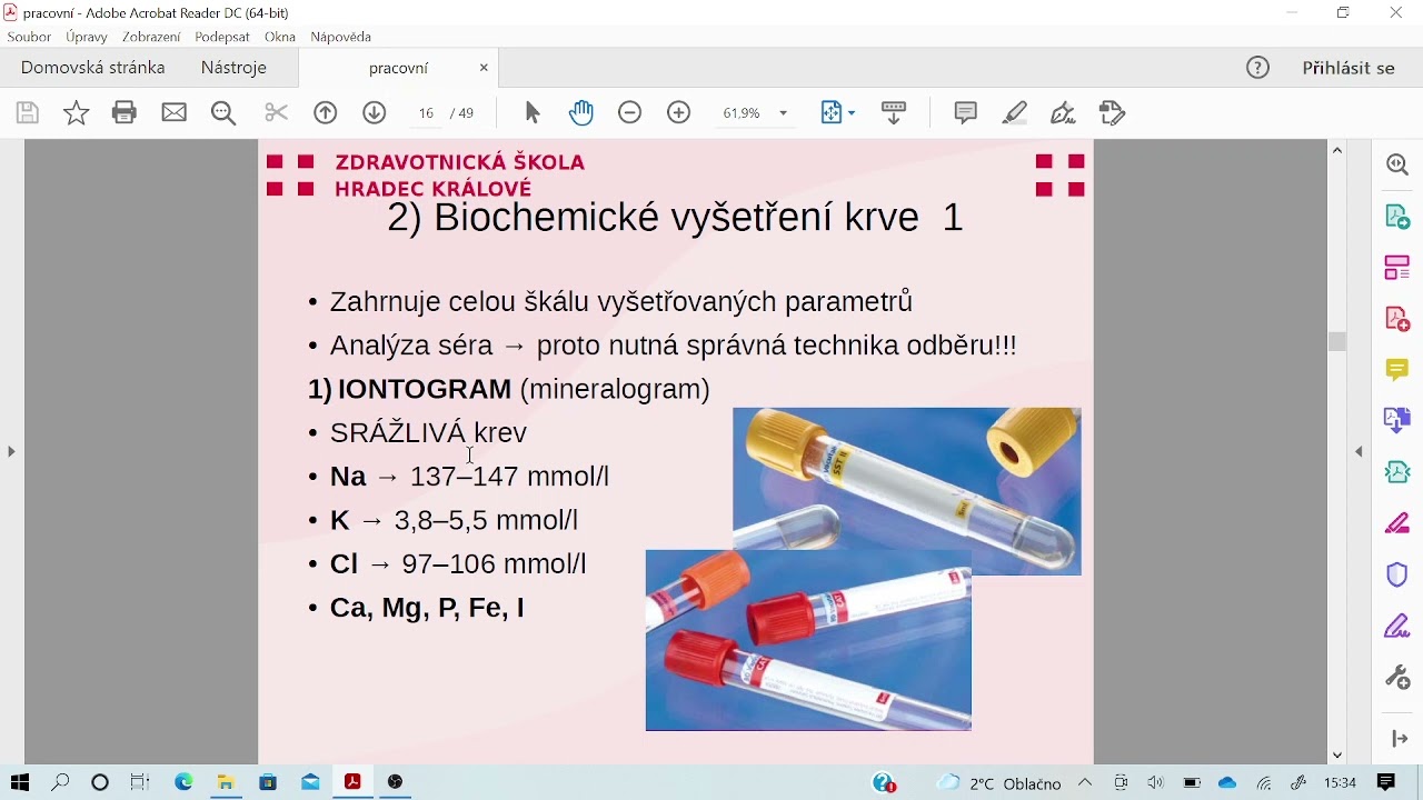 Laboratorní vyšetřovací metody