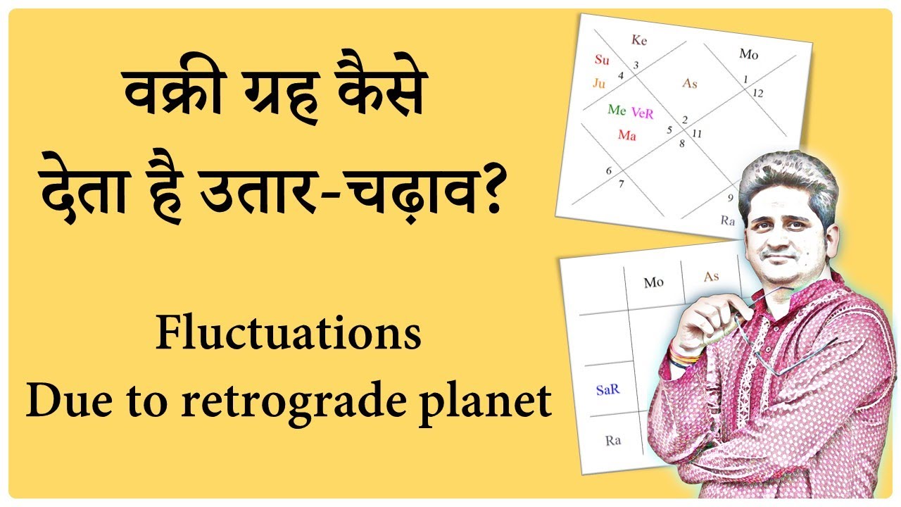 Retrograde planets in Kundali & fluctuations | वक्री ग्रह कब देते है उतार चढ़ाव | Vakri Graha series