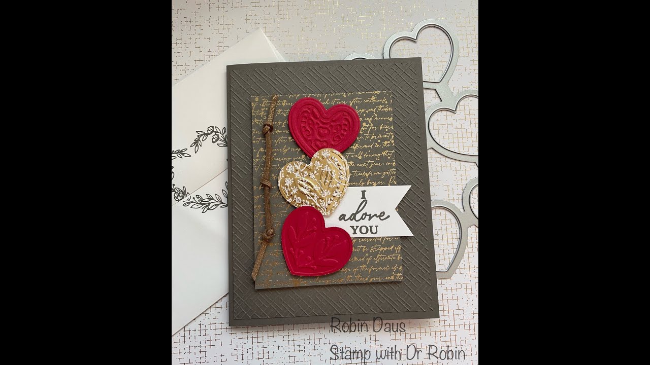 Adoring Hearts Valentine's Day Card