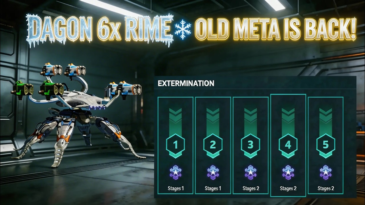 OLD META IS BACK! ❄️ DAGON 6x RIME & PATHFINDER 3x CRYO 🏹 F2P BUFF! | war robots