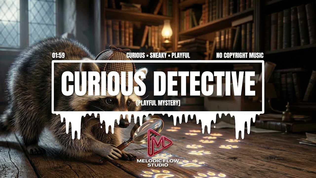 CURIOUS DETECTIVE (No Copyright Music) Playful Mystery Investigation Background Music