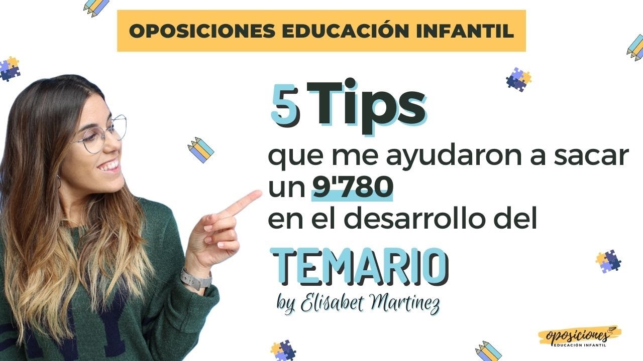 TEMARIO OPOSICIONES INFANTIL (un😲 9,78👩‍🏫 los 5 TIPS que me ayudaron)