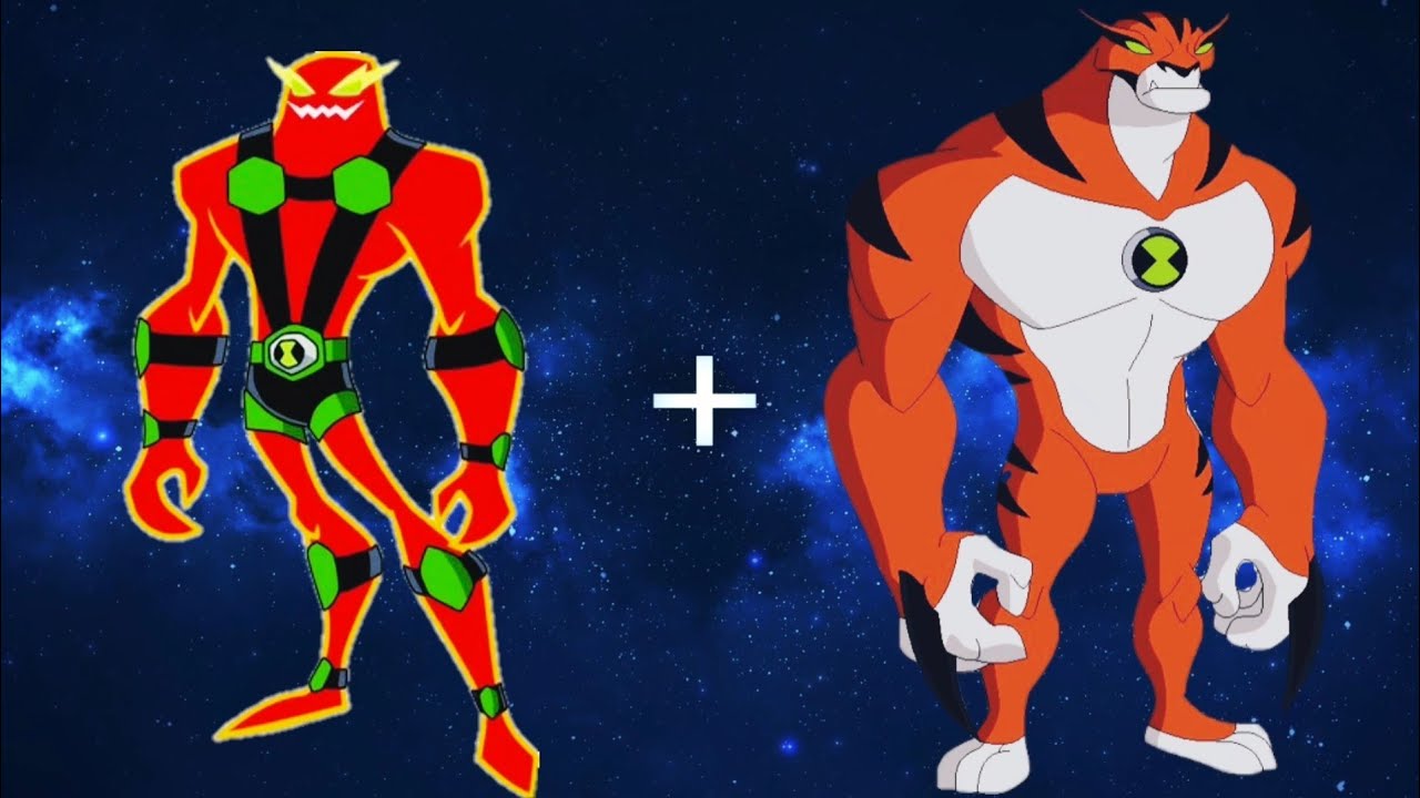 BEN 10 TOP 10 UNSEEN NRG FUSION ALIENS @cartooncandytamil5196