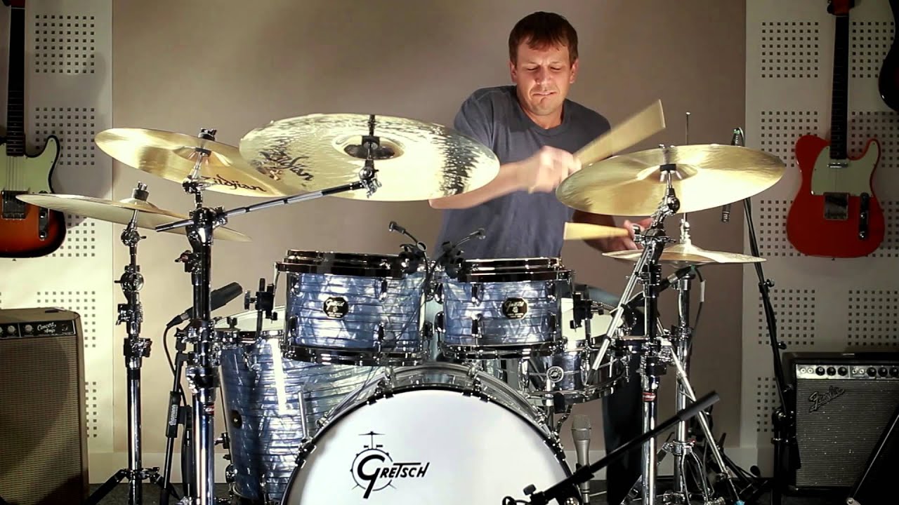 Gretsch Drums - USA Custom Sky Blue Pearl & Keith Carlock