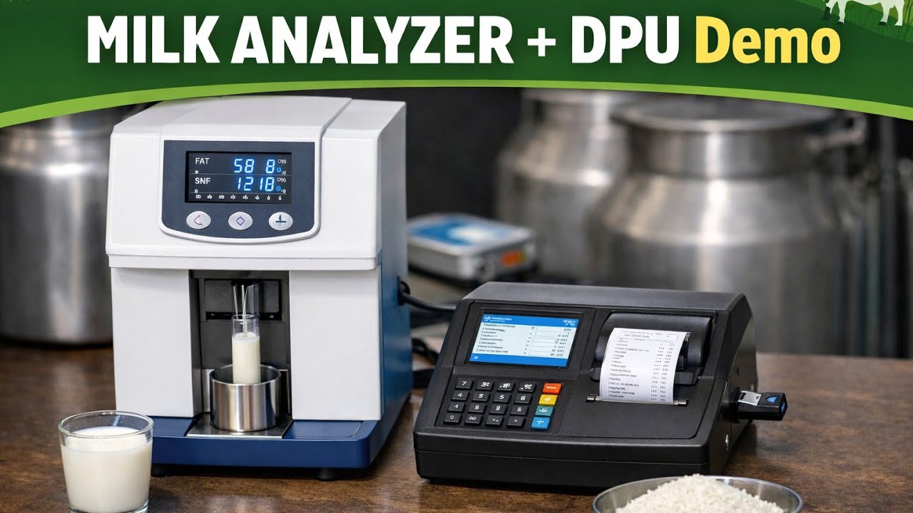Milk Analyzer Machine with DPU Full Demo | Milk Testing in 30 Seconds
