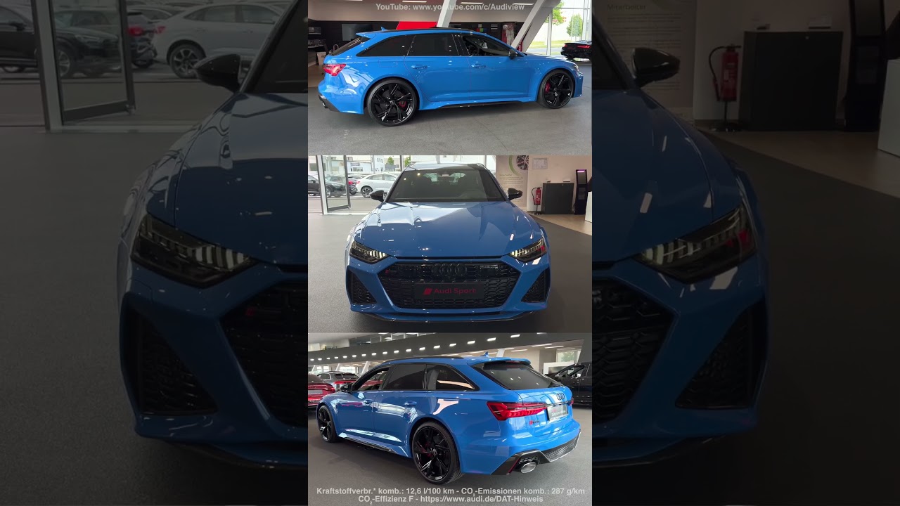 2023 Audi RS6 in Voodoo Blue #audi #rs6 #stationwagon