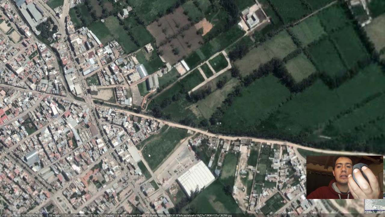 Descargar fotografías satelitales georeferenciadas con SAS Planet