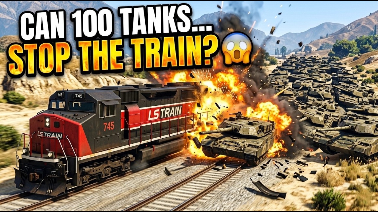 IMPOSSIBLE! STOPPING THE GTA 5 TRAIN TODAY! 🚫