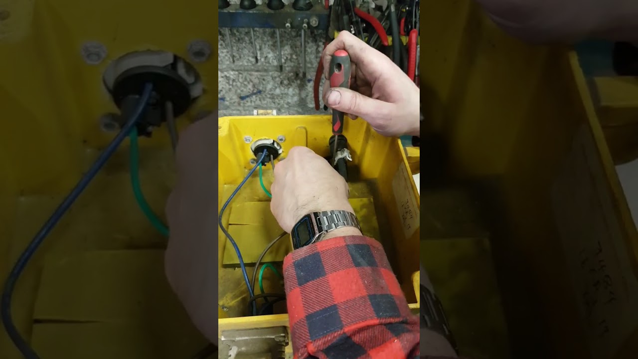Repairing a 5kva site transformer.