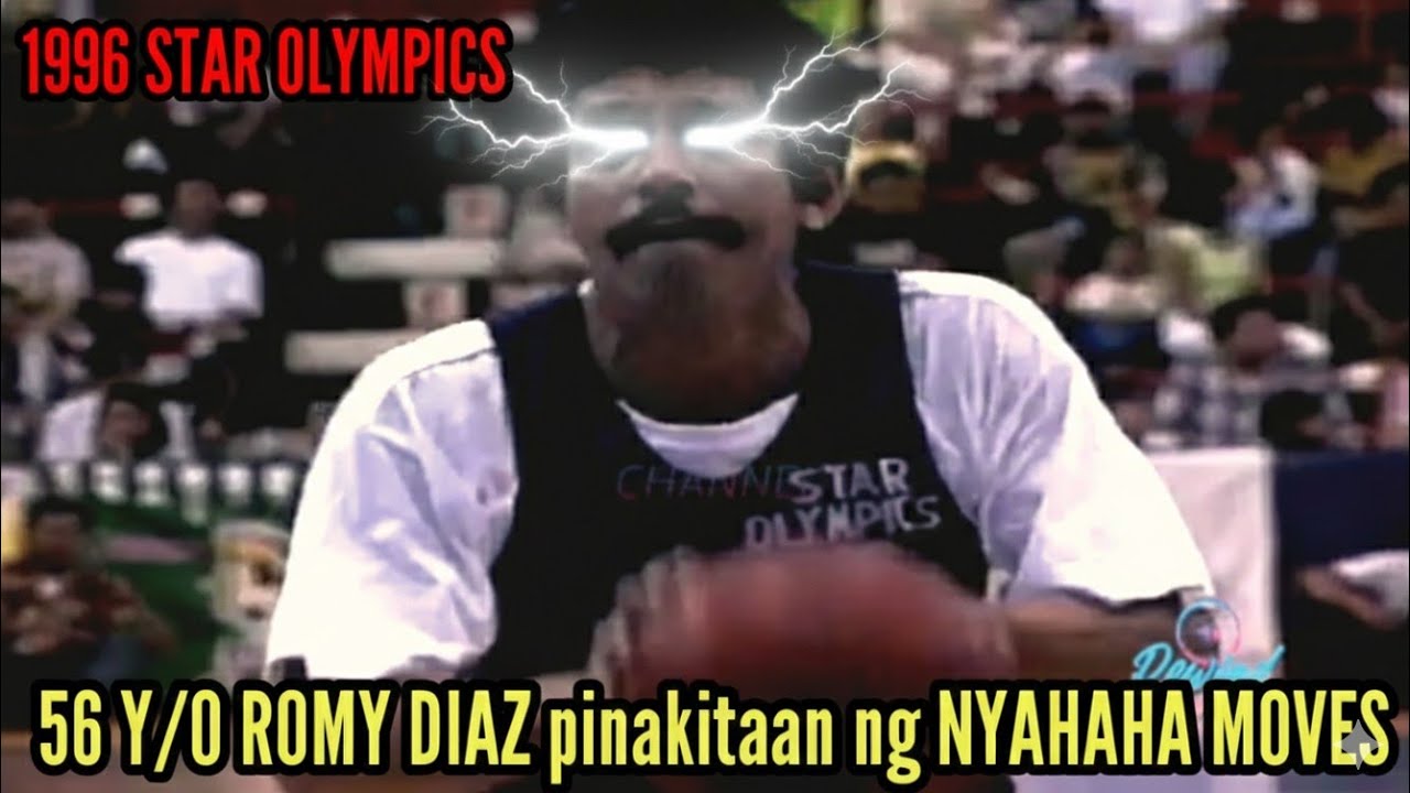 Romy Diaz ANG PINAKAMAGULANG SA BOLA🤣 Larong Legend 1996 Star Olympics 