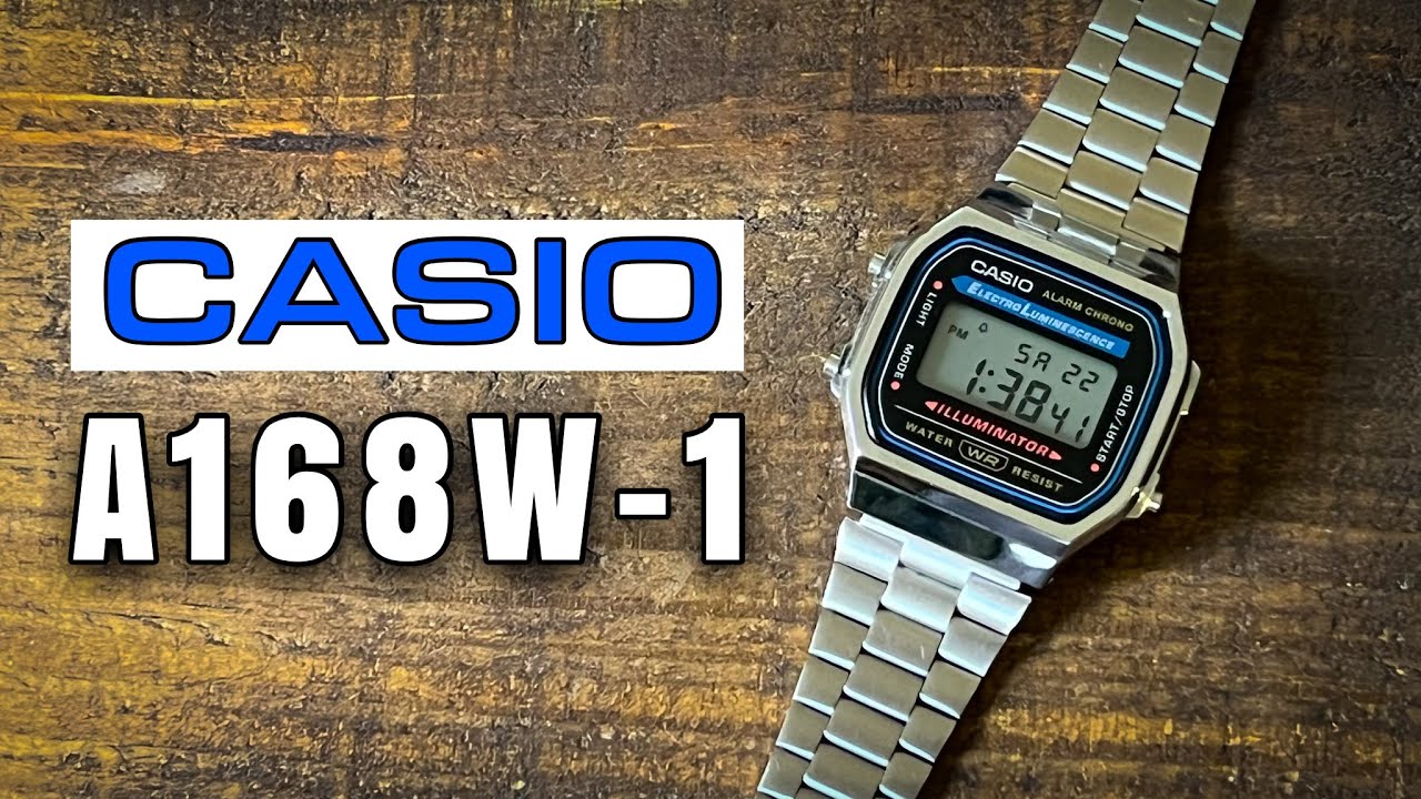 Casio A168W-1 Watch Overview / Review