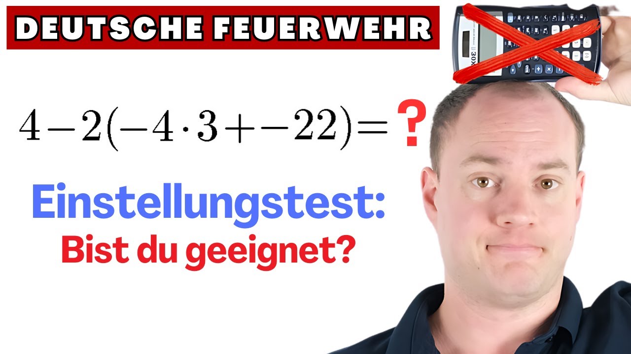 Packst DU die Aufgaben aus dem Feuerwehr Einstellungstest?