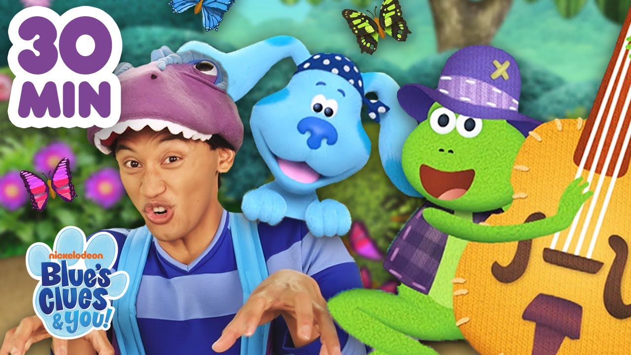 30 minuti di avventure con Blue e i suoi amici animali! | Blue's Clues & You!