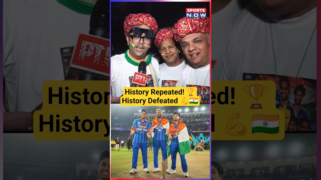 History Repeated, History Defeated! Team India fans' epic reaction goes viral 🔥 #shortsfeed #viral