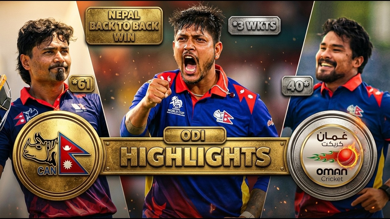 Nepal vs Oman Highlights | ICC Men's Cricket World Cup League 2 2026 | NEP vs OMAN ODI