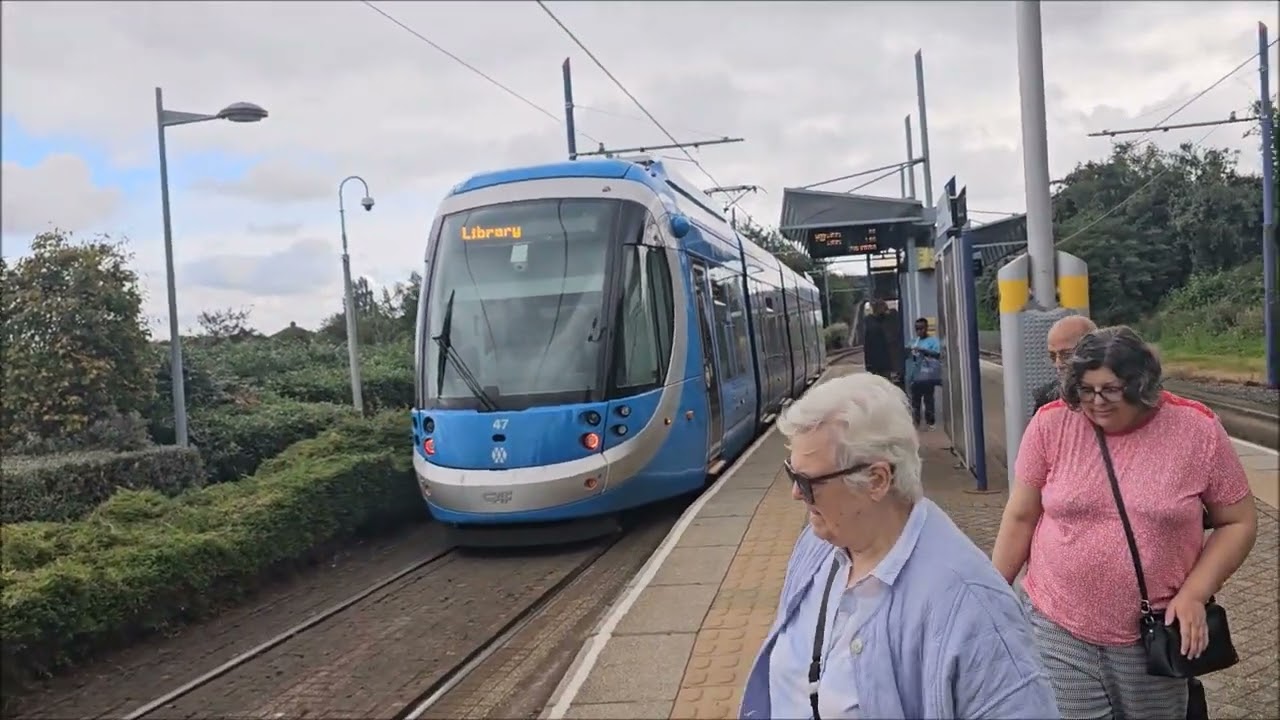 West Midlands Metro: Loxdale, Bradley Lane and Wednesbury Parkway on Monday 11th September 2023