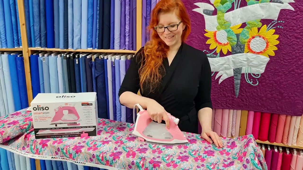 Oliso Smart Iron Unboxing & Vorstellung - Patchworkbügeleisen TG1600 PRO Plus Erfahrungsbericht