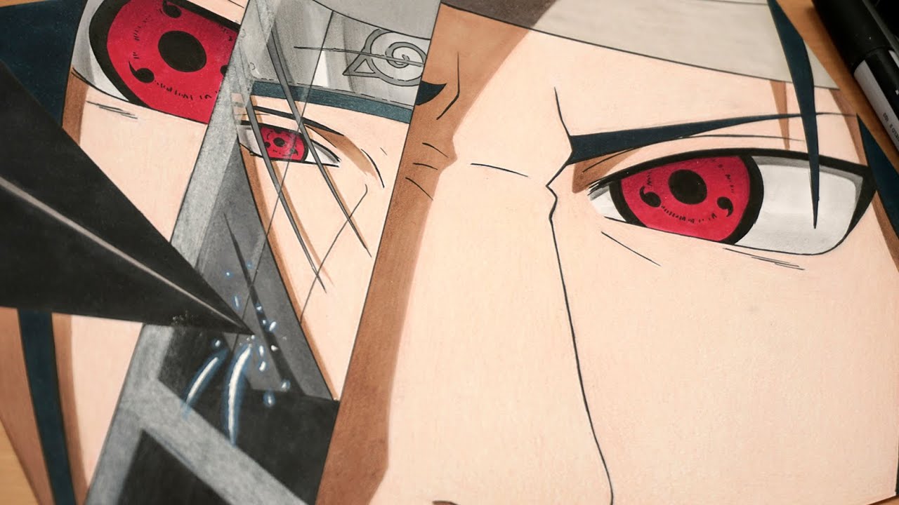 Drawing Sasuke And Itachi Uchiha