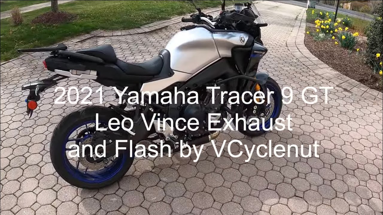 Yamaha Tracer 9 GT 2021 года: выхлопная система Leo Vince и настройка ЭБУ