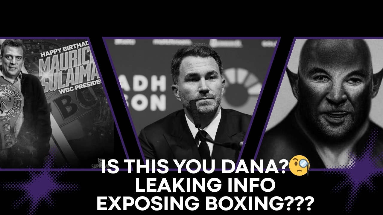 Is that you Dana? 🧐 Exposing Boxing? 🧐