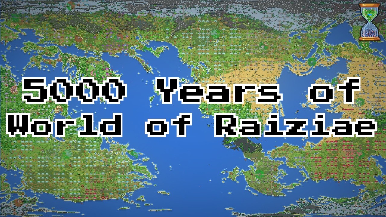 5000 Years of World of Raiziae | WorldBox Timelapse