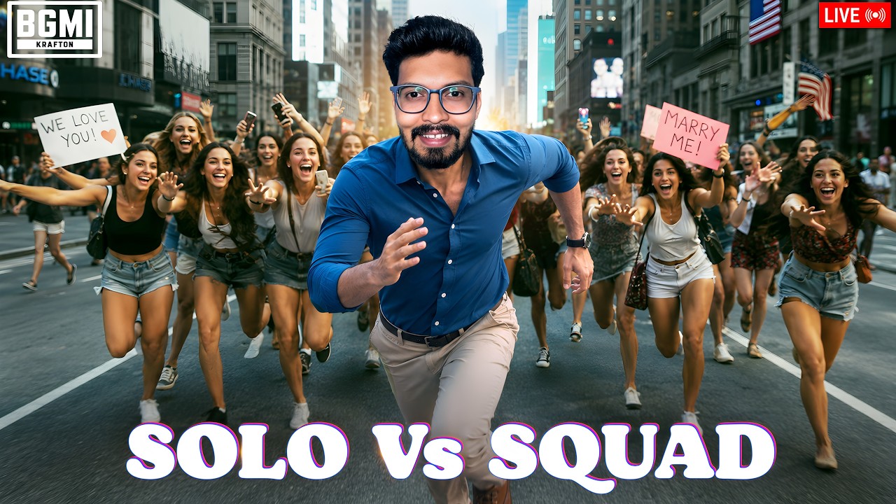 🔴Solo Vs Squad Live in BGMI 4.4 Update | Challenges Accepted✅ | Road to 100k🔥​