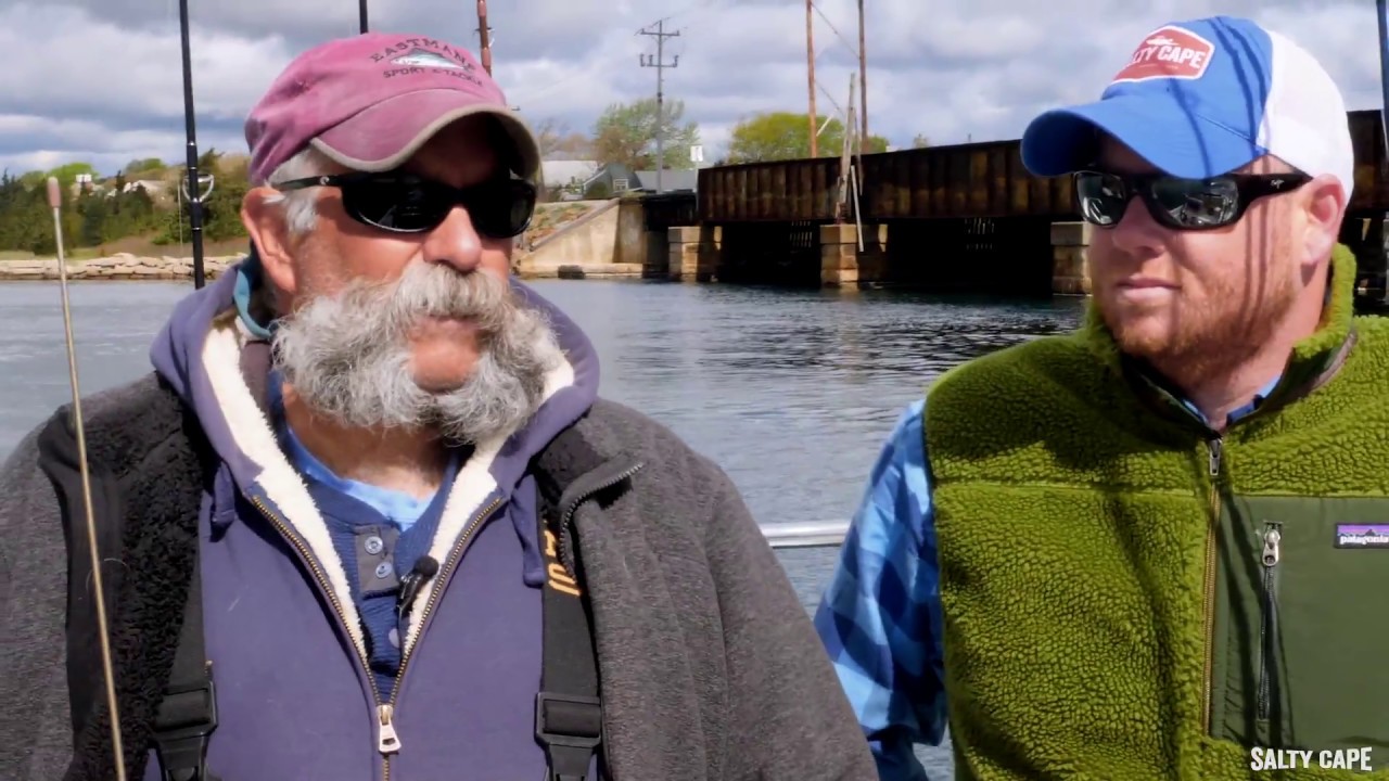 Topwater Striped Bass at the West End of the Canal