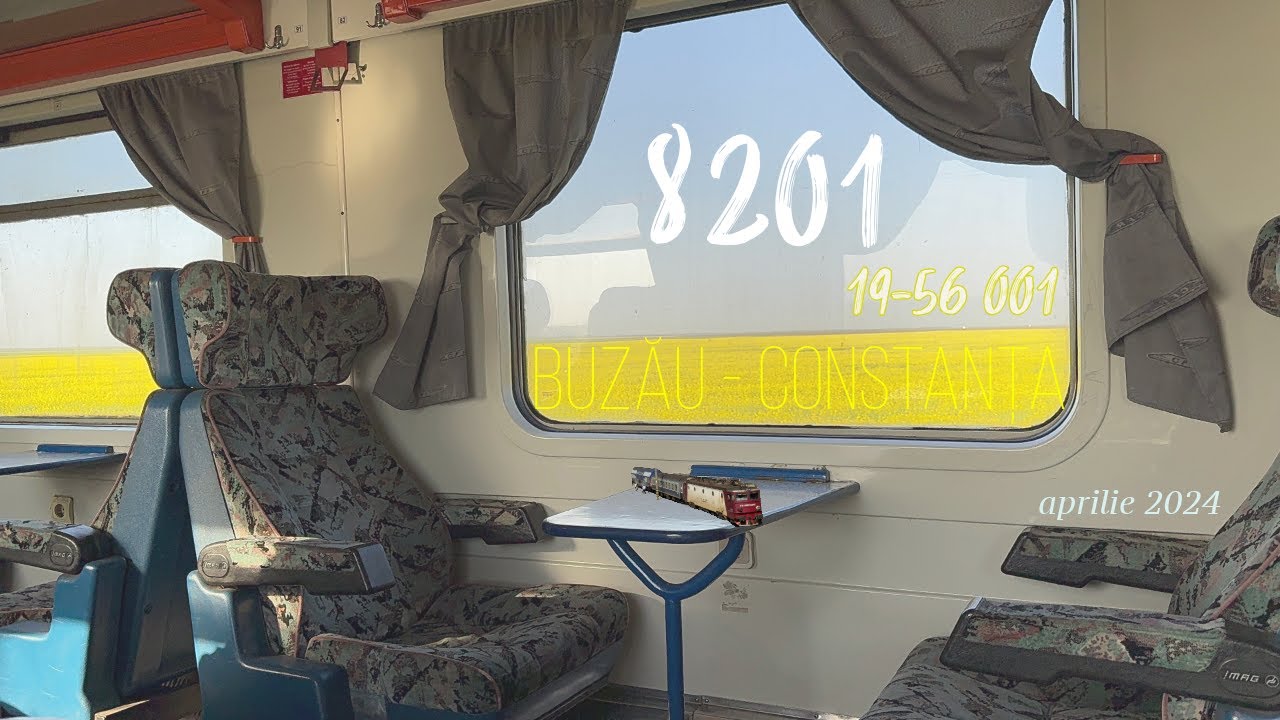 R 8201 (Buzău - Constanța) [ aprilie 2024 - vagon 19-56 ]