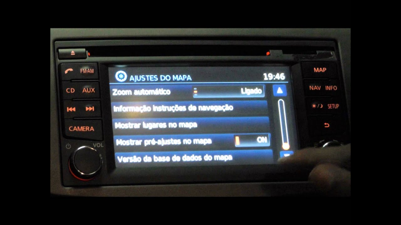 Caçador de Carros: SENTRA - como operar sistema de navegação - 3ª PARTE