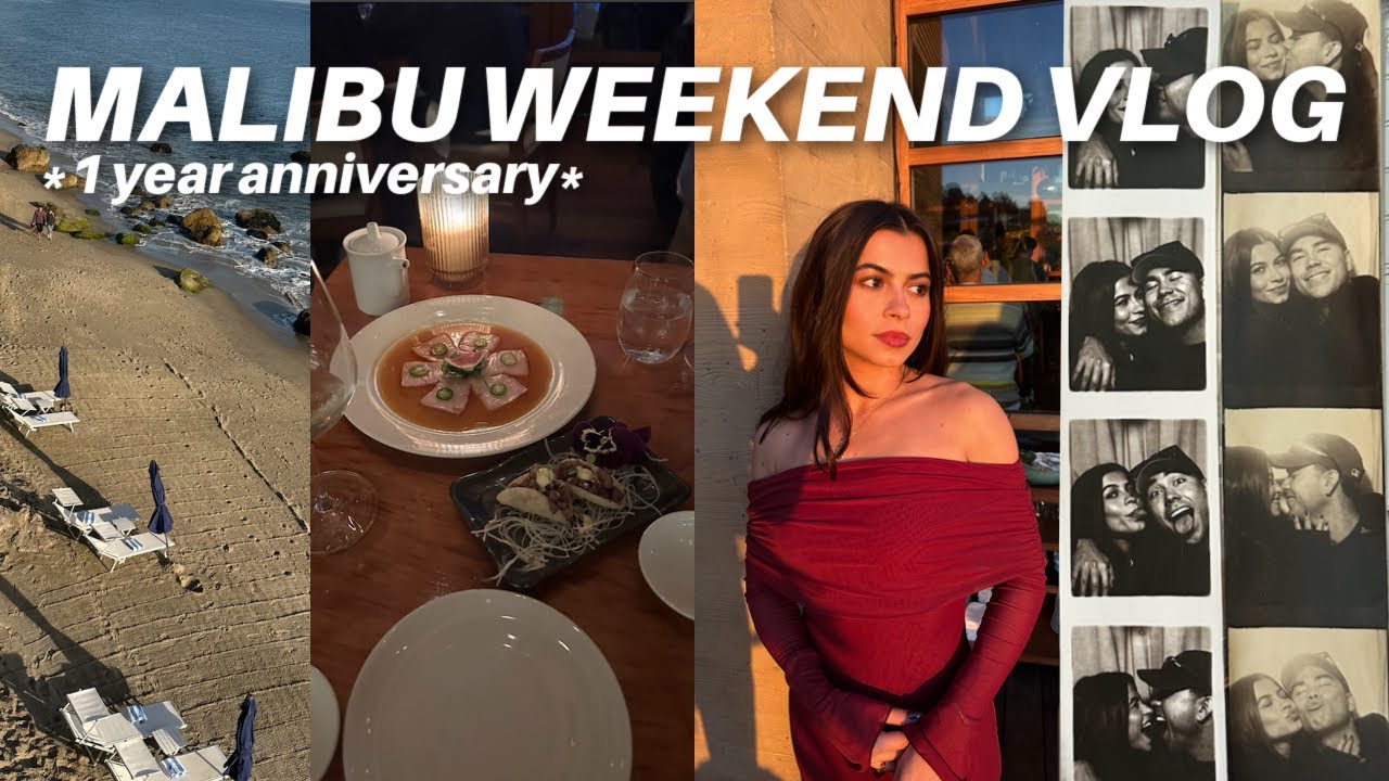 MALIBU VLOG: anniversary trip with my boyfriend ❥