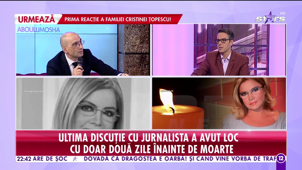 Angajatorul Cristinei Ţopescu, detalii incredibile despre regretata jurnalistă!
