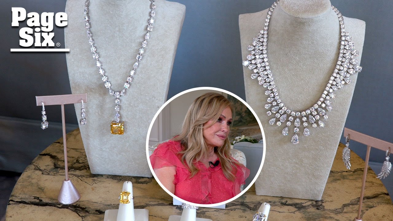 Kathy Hilton shows her new jewelry line inspired by late pal Elizabeth Taylor and her own collection