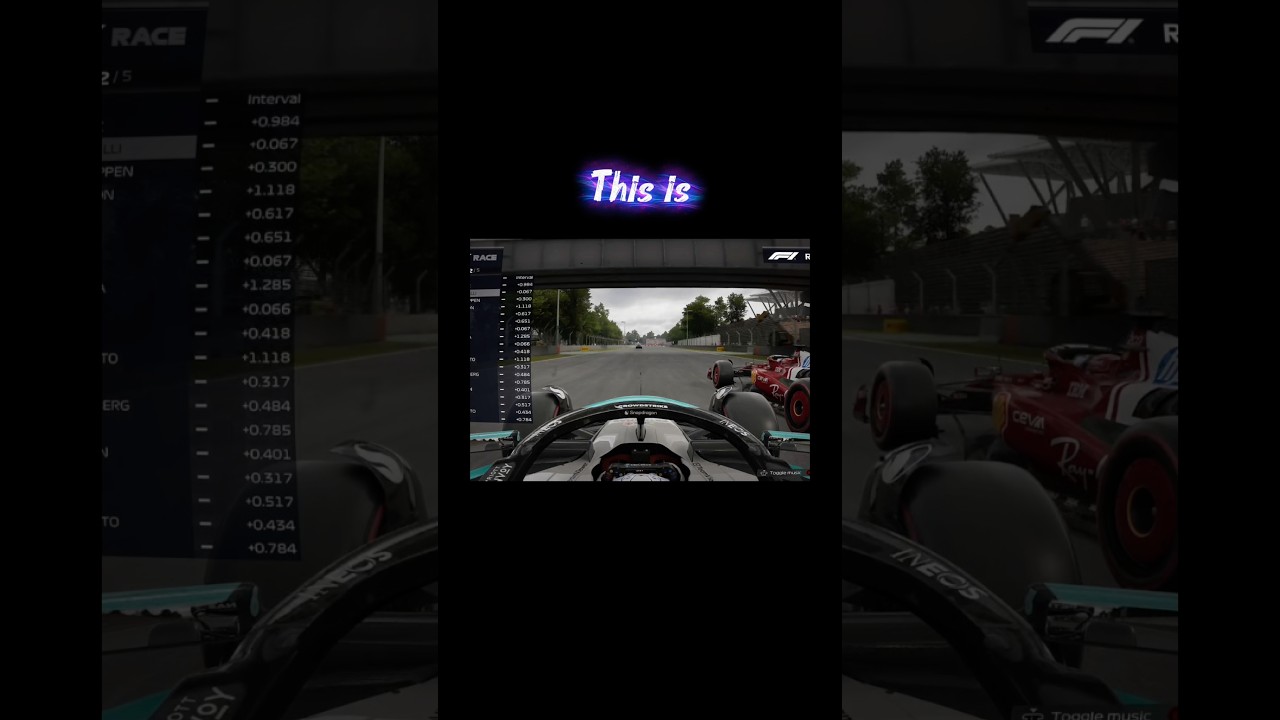 This is normal next lap or This is Perfect overtake 