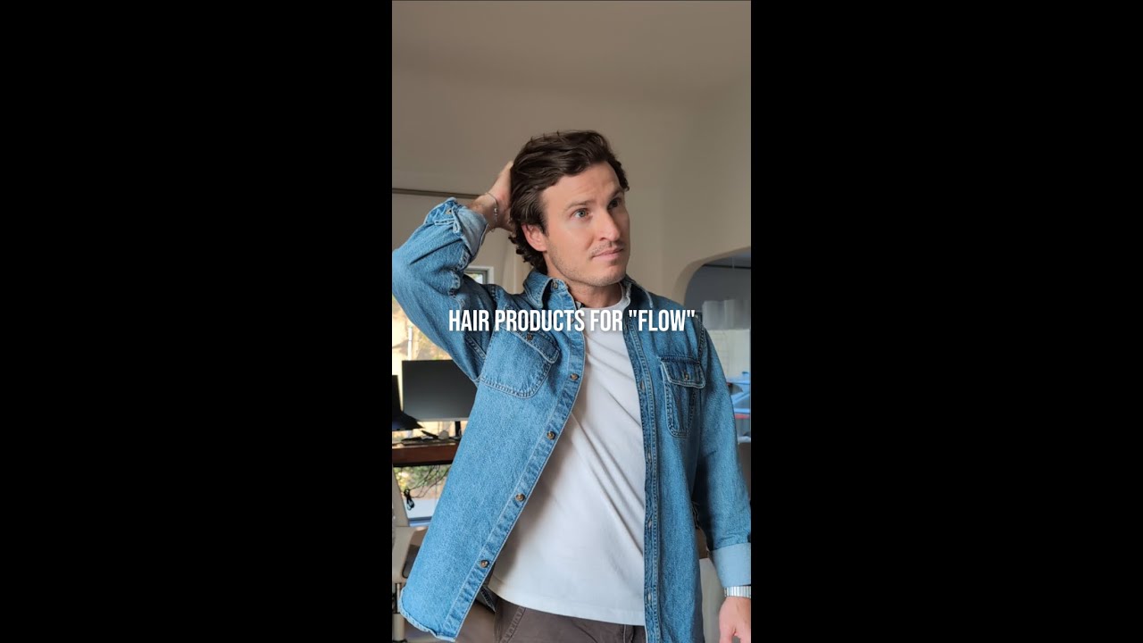 Trying out Products for a Men's Flow Hair Style #menshair #menshairstyles