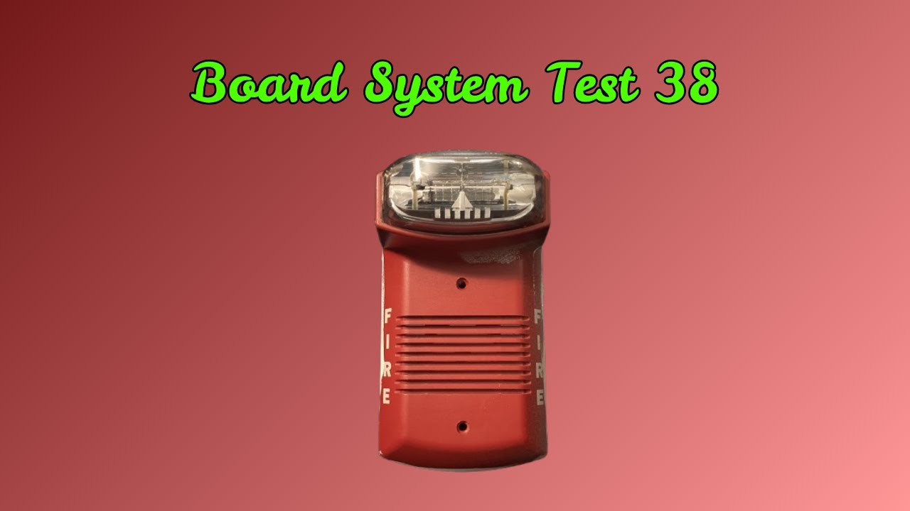 Board System Test 38 with the Fire Lite MS-4424B