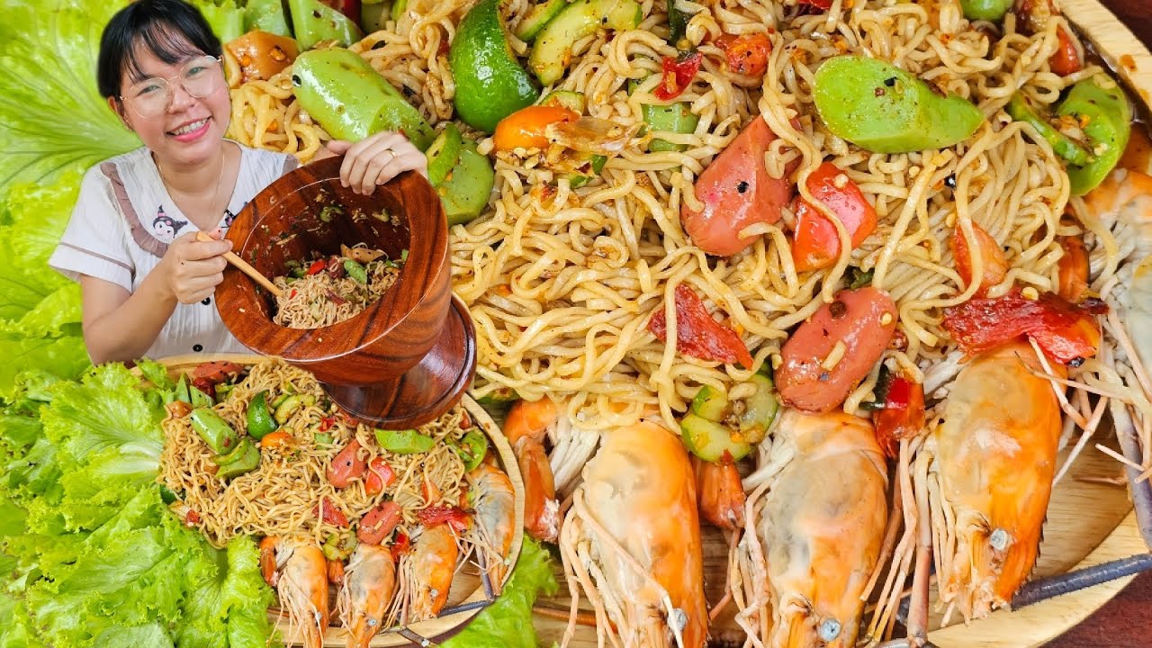 မားမားချဉ်ငံစပ်ထောင်းလေးလုပ်စားမယ်/မားမားခေါက်ဆွဲထောင်း