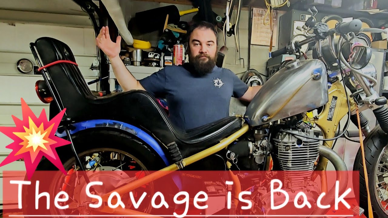 Suzuki savage hardtail is back