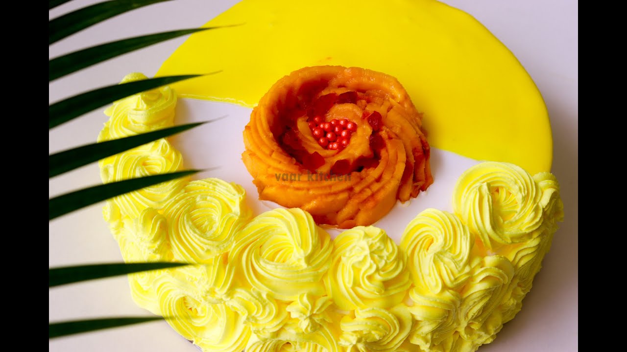 Mango Cake Recipe| Mango Cake without Oven| Mango Cake in Blender Sponge Mango Cake