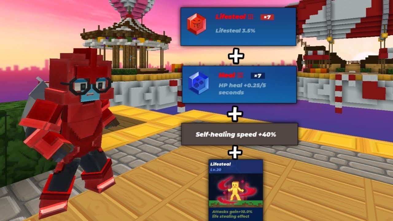 Leeching 3 + Healing 3 + Lifesteal Talent + Healing Pets (op)