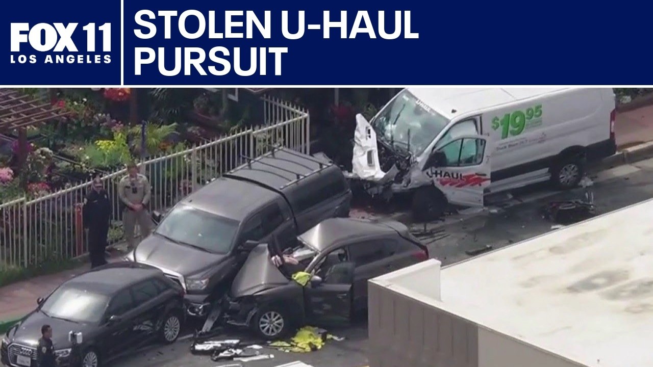 Car chase with stolen U-Haul ends in deadly crash
