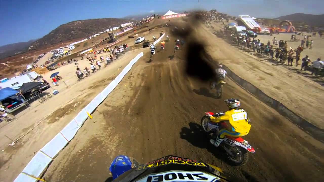 GoPro HD: Jimmy Albertson 450 Moto 1 Race Lap Pala MX 2011