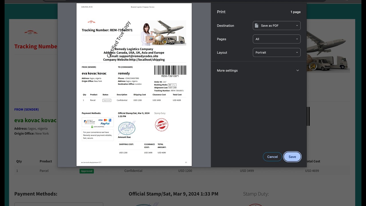 How to Build a Courier Logistics Website With Live Tracking Using Free Script