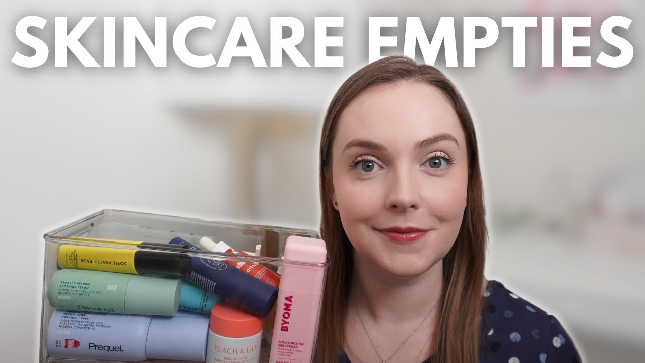 6 MONTHS OF SKINCARE EMPTIES!
