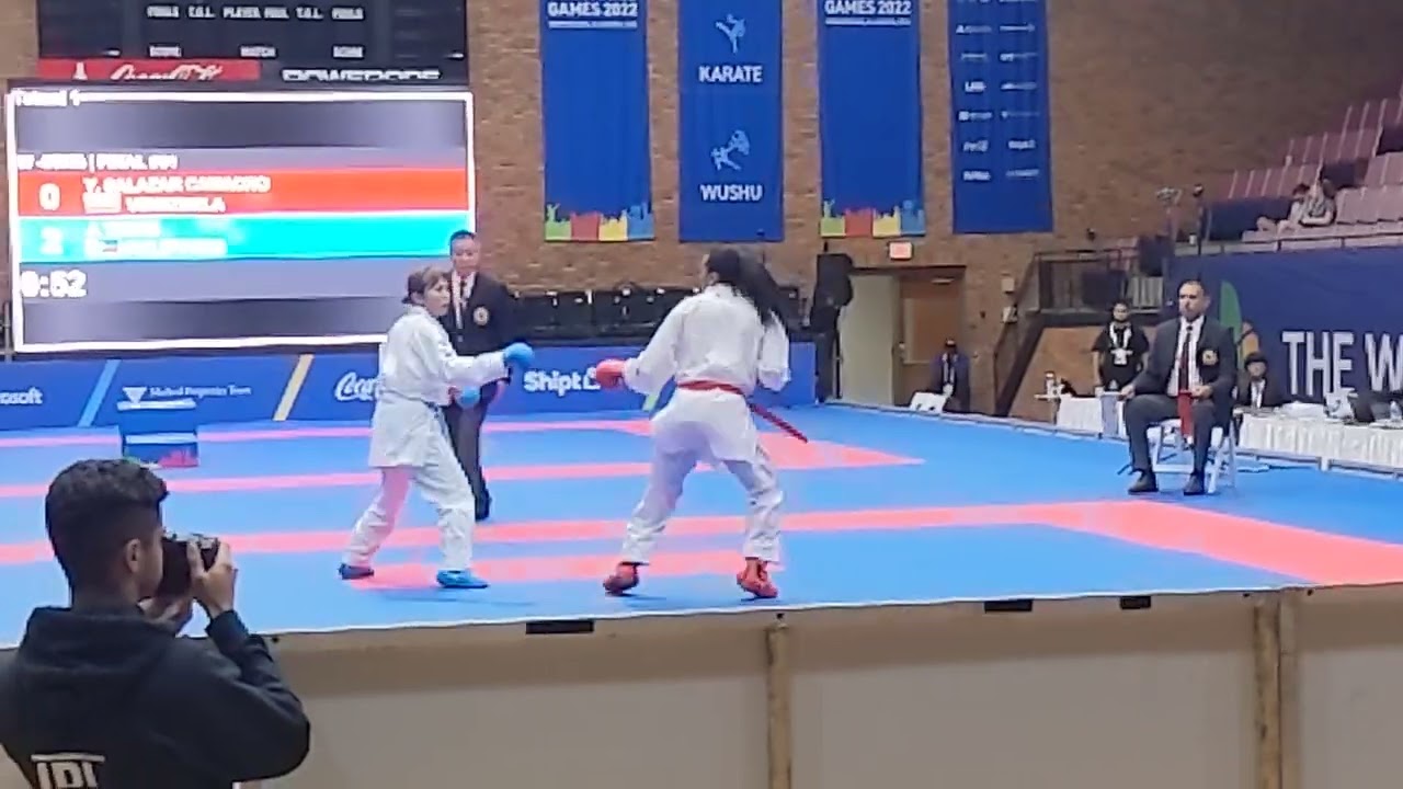 World Games 2022 Karate Women's Kumite Final (Junna Tsukii[Philippines] vs Yorgelis Salazar[VEN])