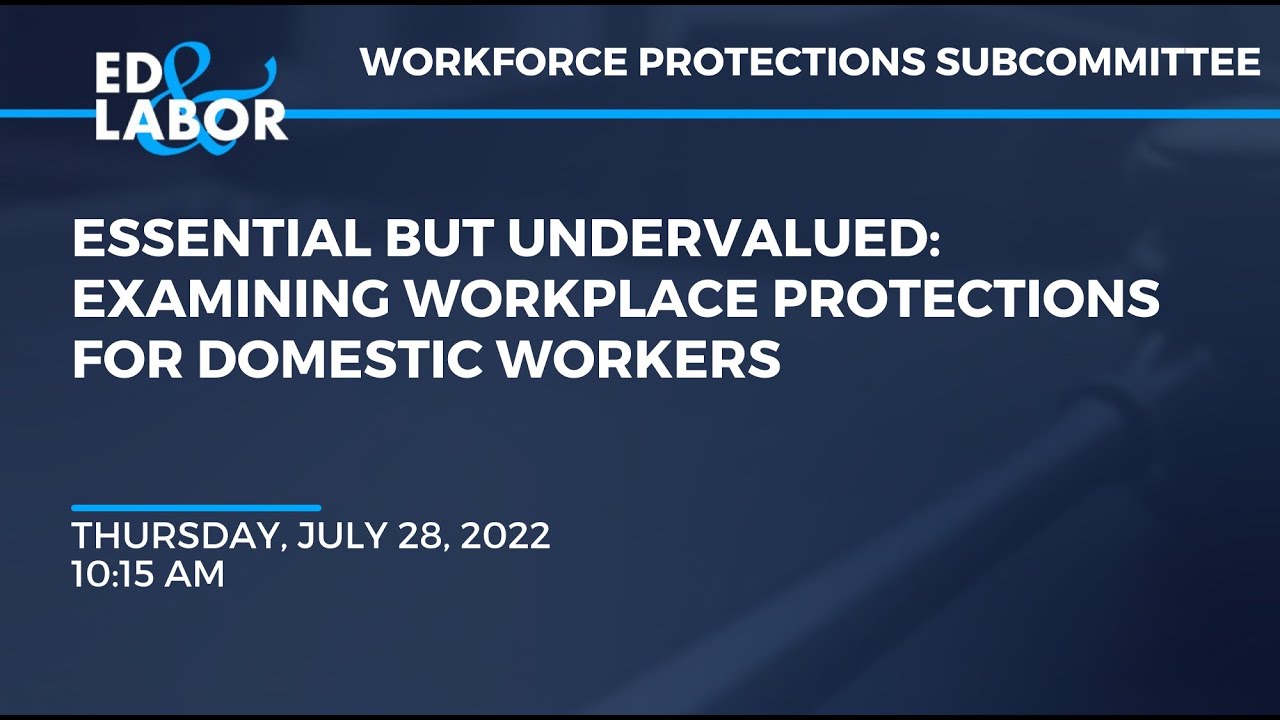 Essential but Undervalued: Examining Workplace Protections for Domestic Workers