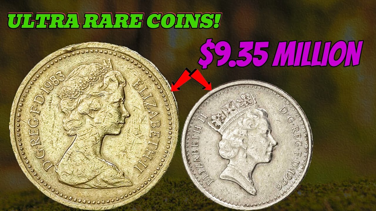 Most Valuable British 5 Pence (1996) & One Pound (1983) Coins  Worth BIG Money